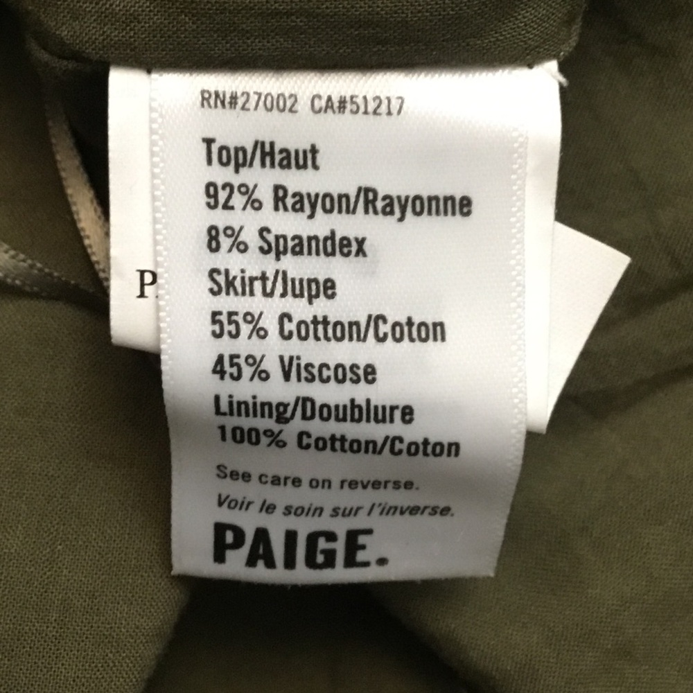 PAIGE Olive Backless Maxi Dress - Picture 8 of 16
